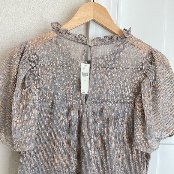 Anthropologie Short-Sleeve Mock-Neck Maxi Dress - Picture 10 of 14